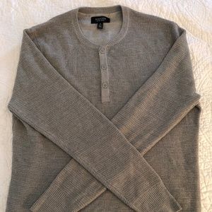 Men’s thermal Henley sweater